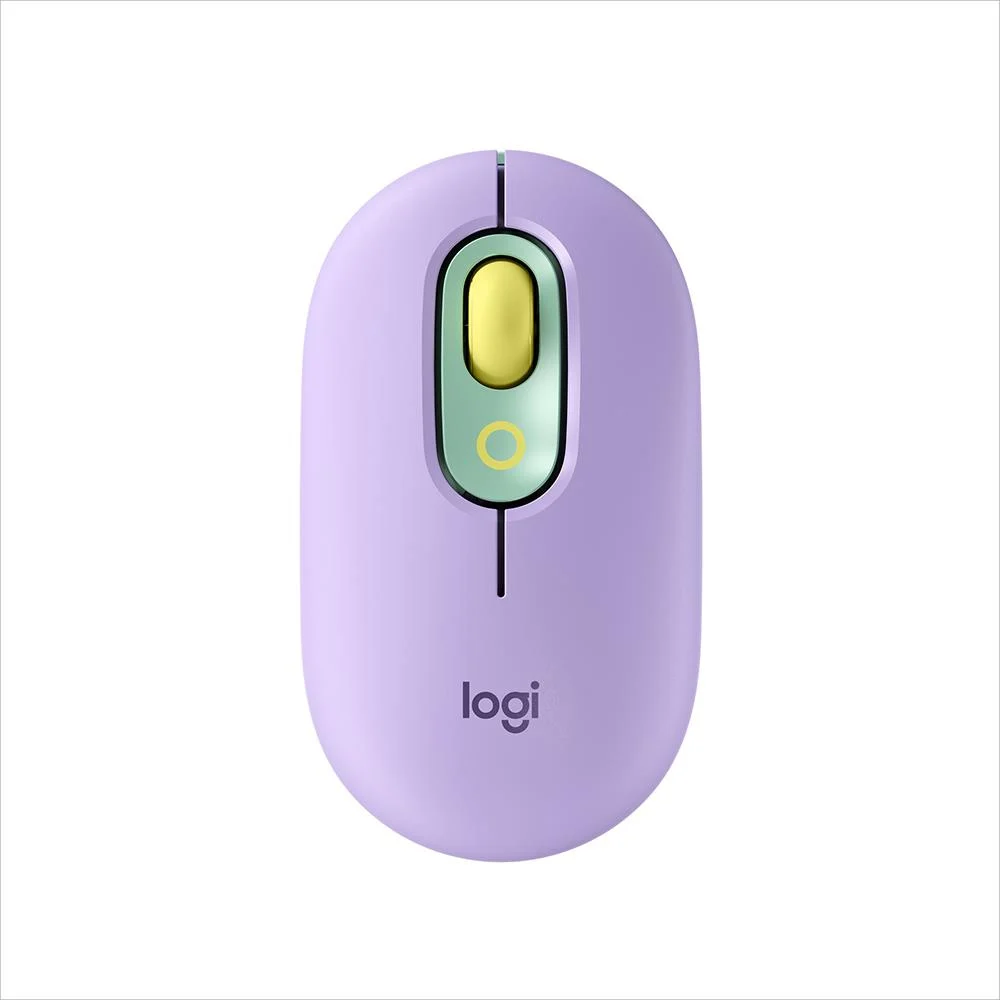 Logitech Pop Blast Emoji Tuşlu Silent Sessiz  Kablosuz Mouse  Mint Lila